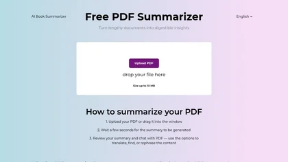 AI PDF Summarizer